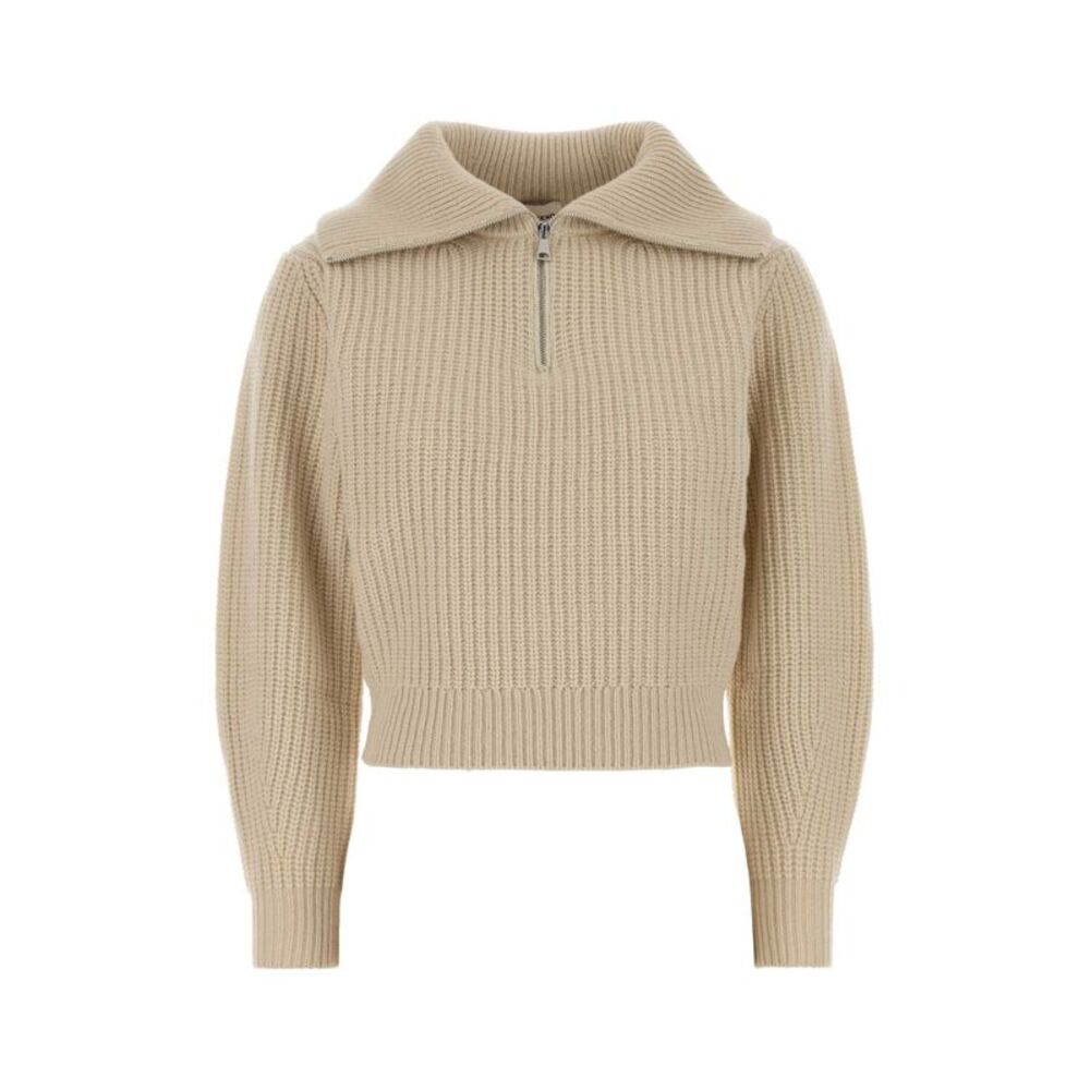 Weekend Max Mara Women Sand Wool Laser Sweater